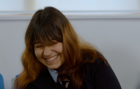 Young people in conversation